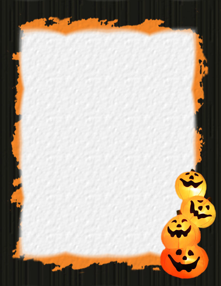 Halloween Word Template – Calep.midnightpig.co With Regard To Halloween Certificate Template