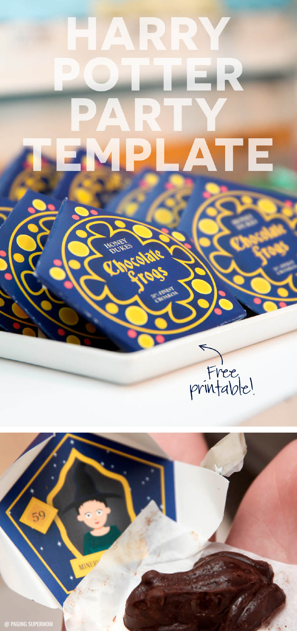 Harry Potter Chocolate Frogs – Free Printable Template For Pertaining To Chocolate Frog Card Template
