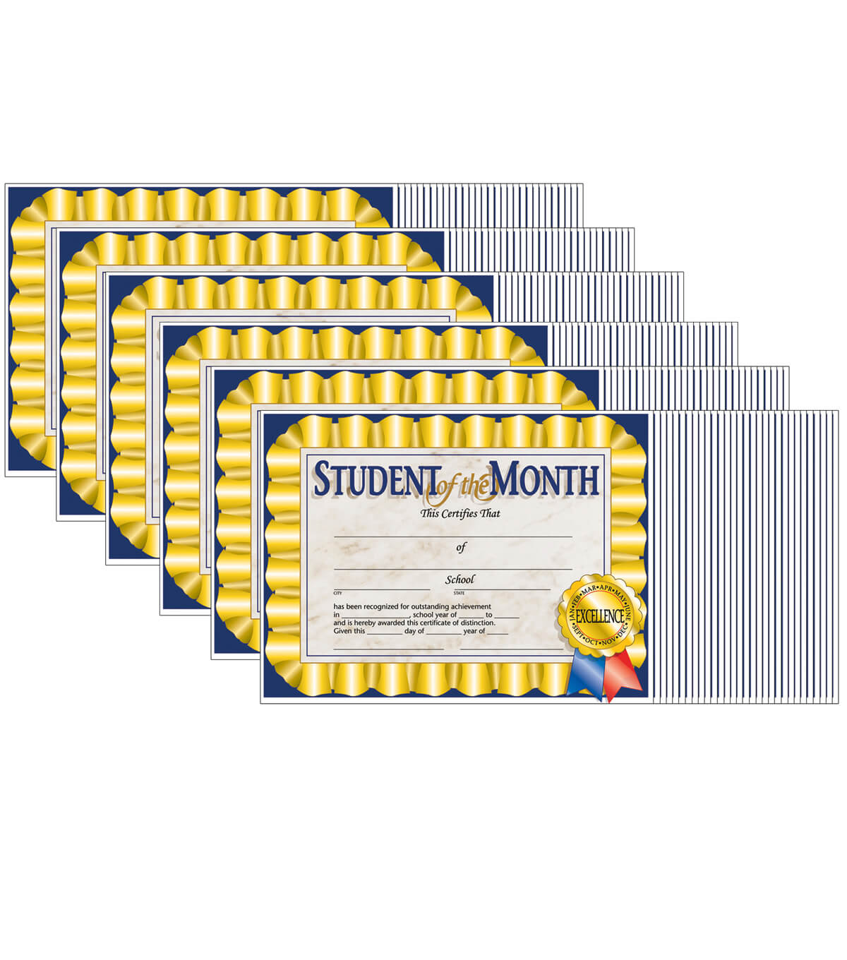 Hayes Student Of The Month Certificate, 30 Per Pack, 6 Packs Intended For Hayes Certificate Templates