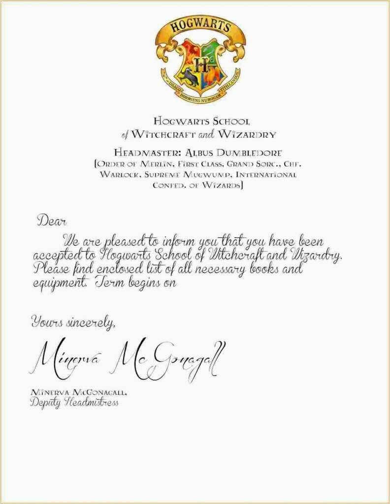 Hogwarts Graduation Diploma Template Harry Potter Fillable For Harry Potter Certificate Template