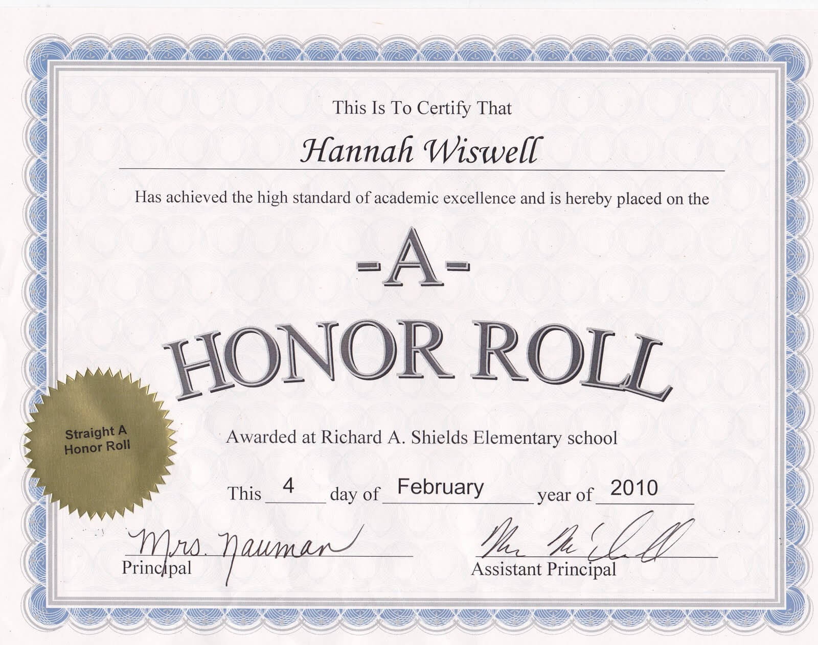 Honor Roll Funny Quotes. Quotesgram For Honor Roll Certificate Template