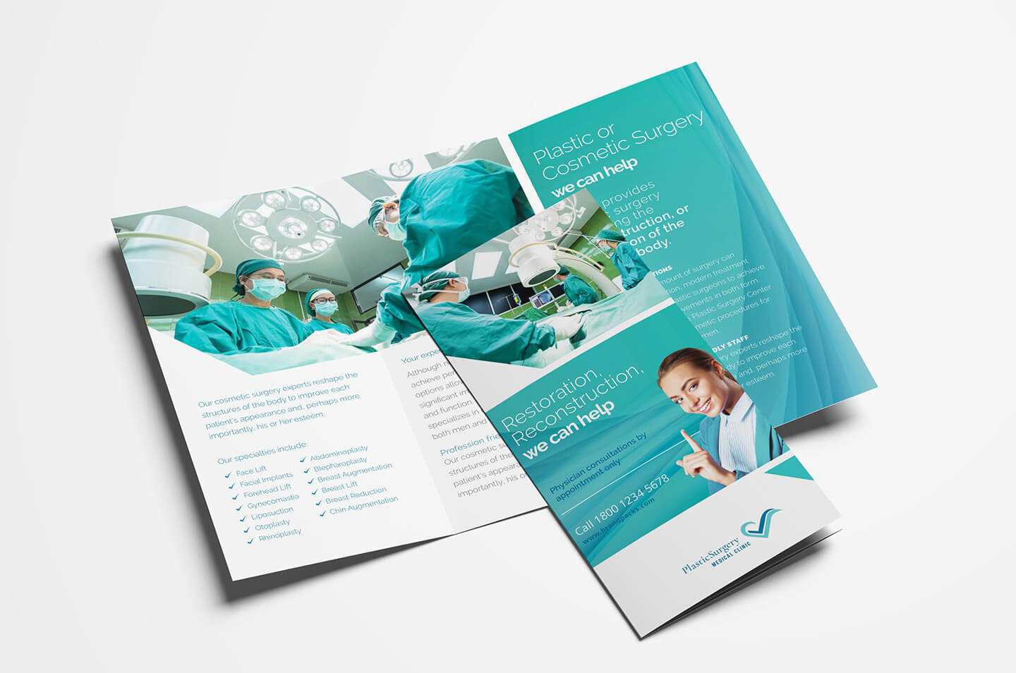 Hospital Trifold Brochure Template In Psd, Ai & Vector Inside Healthcare Brochure Templates Free Download