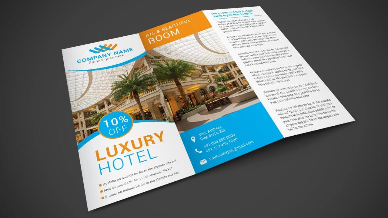 Hotel Brochure Designs – Calep.midnightpig.co Inside Hotel Brochure Design Templates