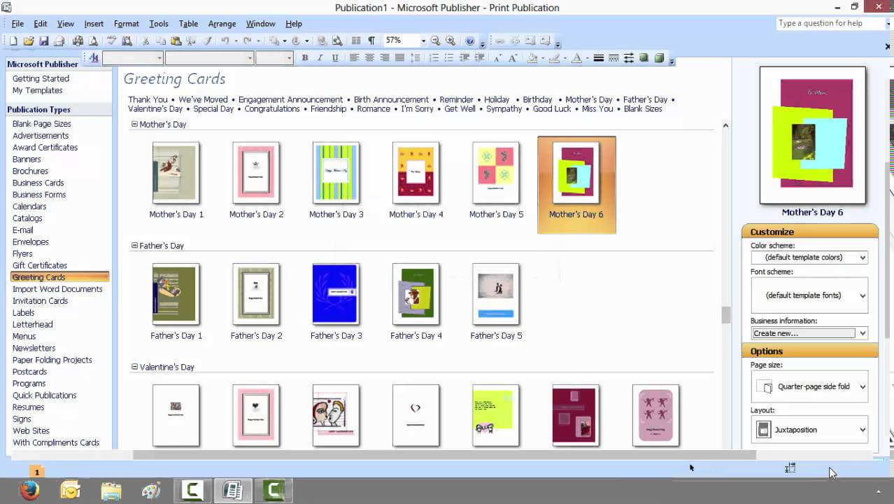 How To Create A Greeting Card With Microsoft Publisher Pertaining To Birthday Card Publisher Template