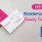 How To Create Your Business Cards In Word – Professional And Print Ready In  4 Easy Steps! Within Front And Back Business Card Template Word