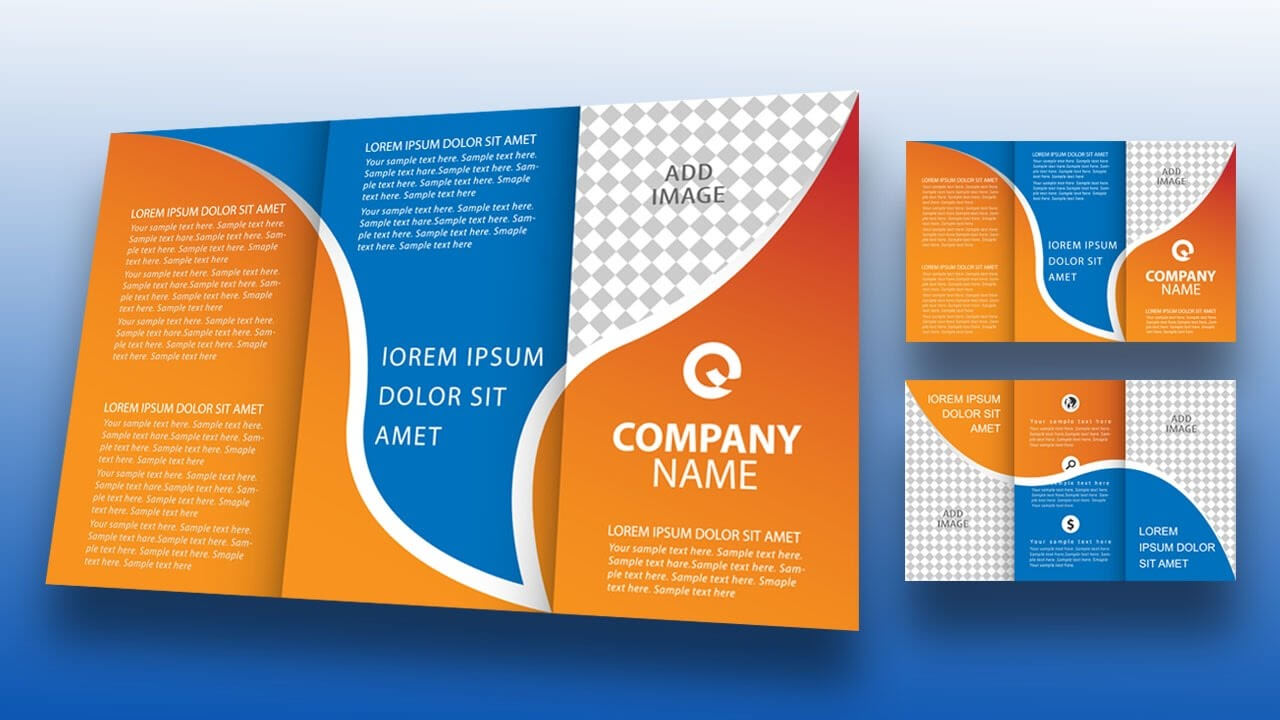 How To Design A Trifold Brochure In Illustrator Yeppe within Tri Fold