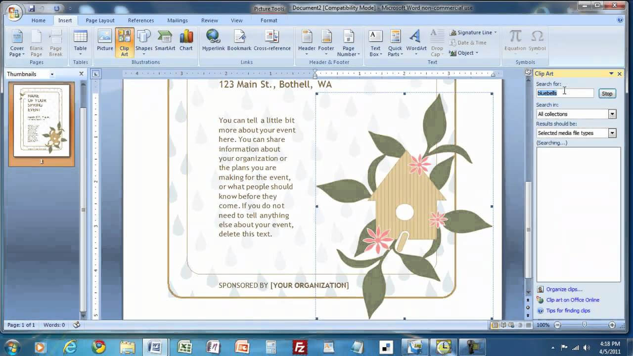 How To Design Flyers On Microsoft Word – Yeppe Intended For Brochure Templates For Word 2007
