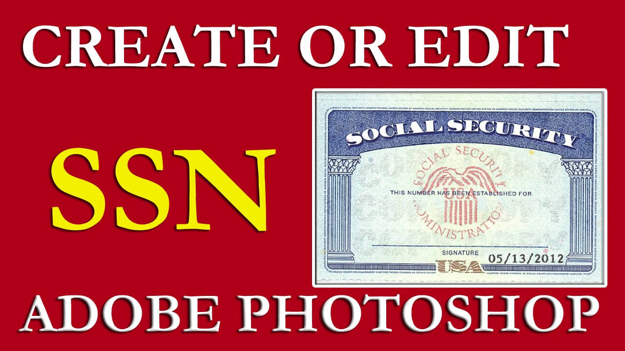 How To Edit Ssn | Ssn Pdf Template Download Free On Vimeo Pertaining To Social Security Card Template Pdf