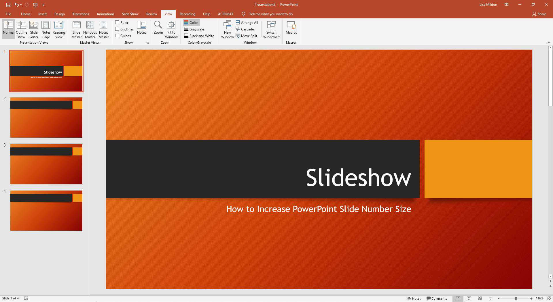 How To Increase Powerpoint Slide Number Size With Regard To Powerpoint Presentation Template Size