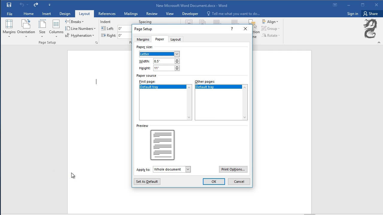 How To Print A 3x5 Card In Word
