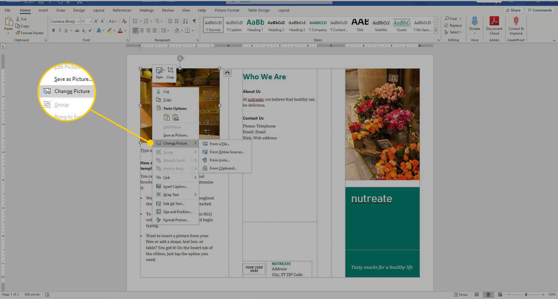 How To Make A Brochure On Microsoft Word Pertaining To Office Word Brochure Template