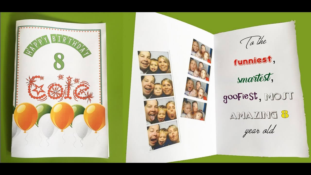 How To Make A Foldable Birthday Card With Ms Word Regarding Foldable Card Template Word