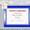 How To Make Certificate Using Microsoft Publisher With Word 2013 Certificate Template