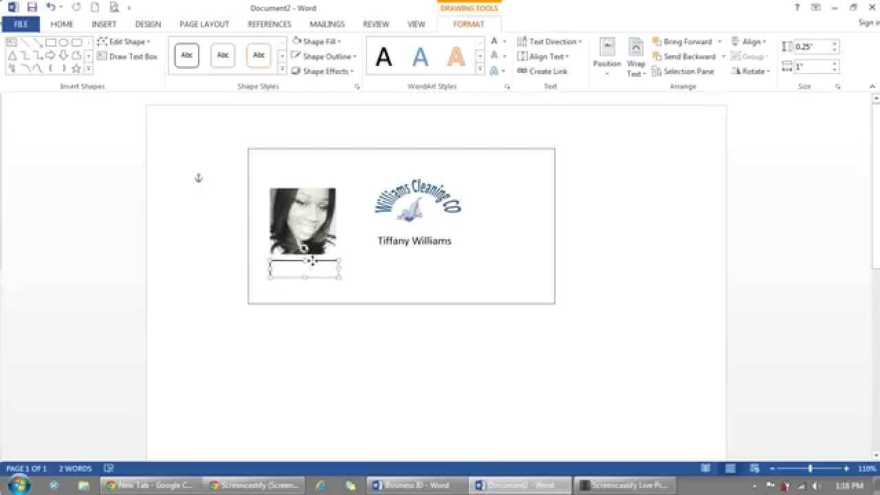 How To Make Id Cards On Microsoft Word – Calep.midnightpig.co With Id Card Template For Microsoft Word