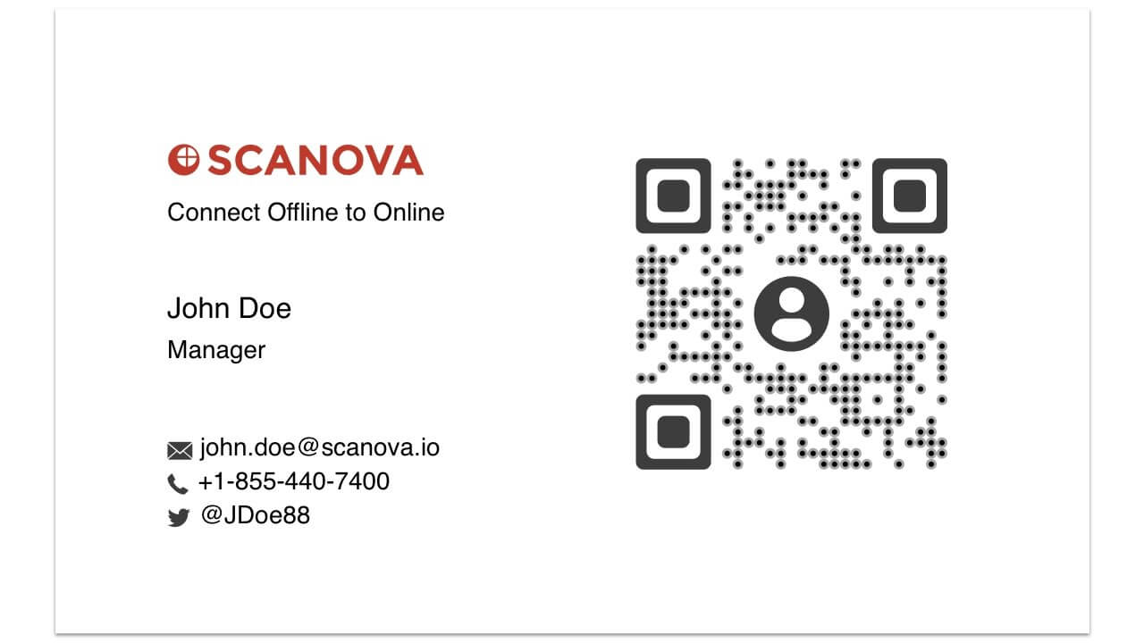 How To Make Your Business Card Better With Qr Codes Regarding Qr Code Business Card Template