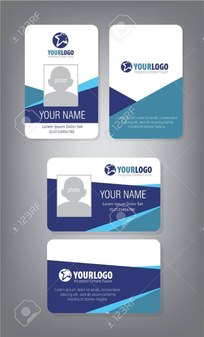 Id Card Template For Employee And Others In Id Card Template Ai