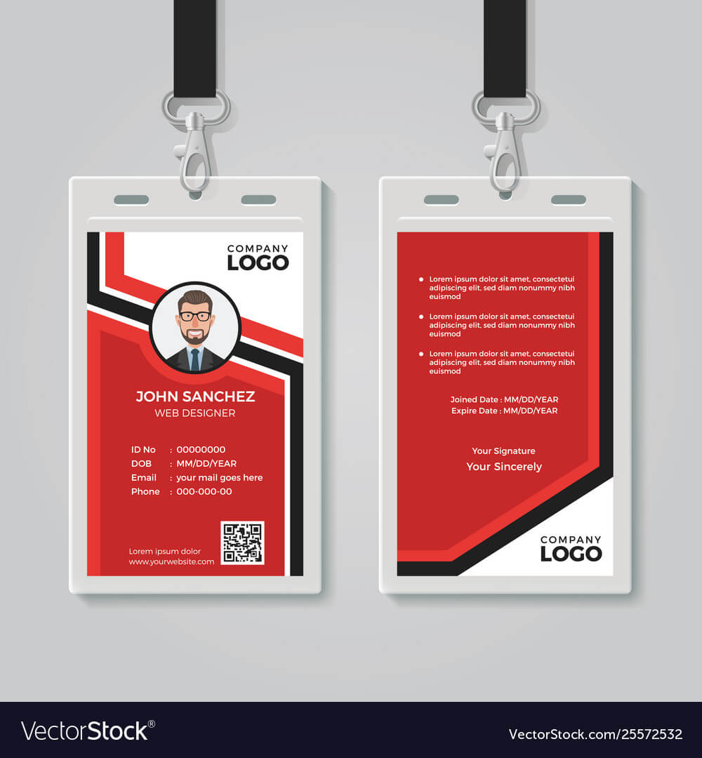Id Template – Calep.midnightpig.co For Pvc Id Card Template