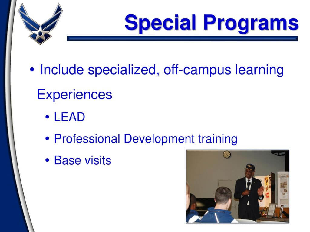 Introduction To Air Force Rotc – Ppt Download Regarding Air Force Powerpoint Template
