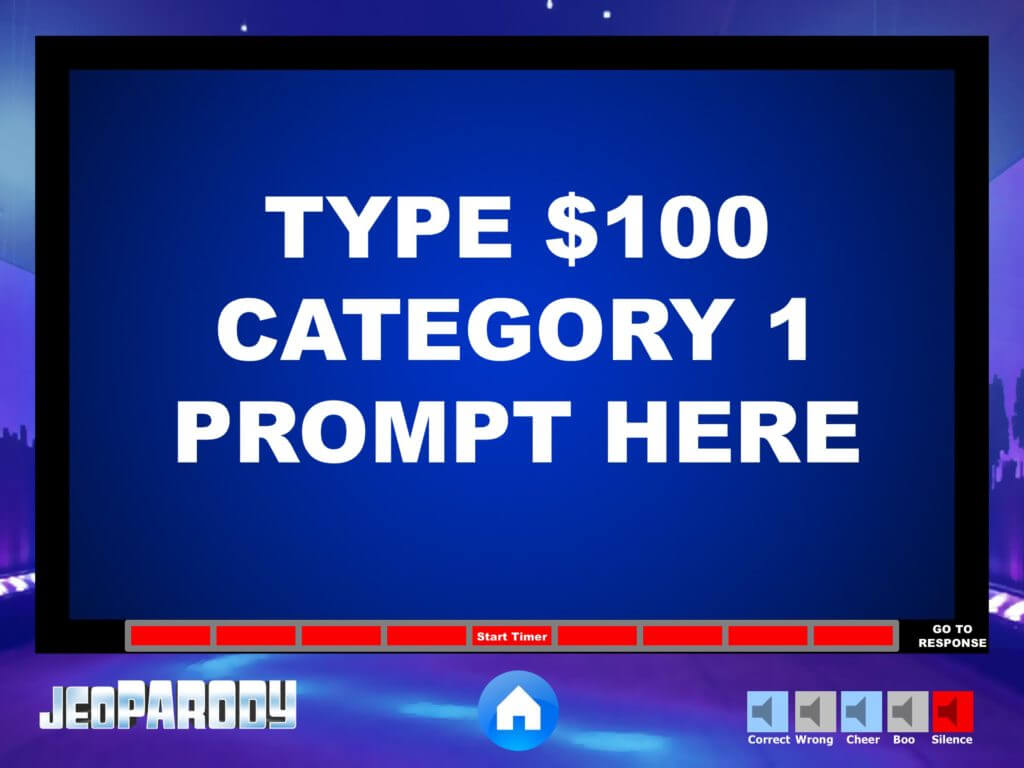 Jeopardy Powerpoint Game Template – Youth Downloadsyouth Throughout Jeopardy Powerpoint Template With Sound