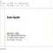 Kate Spade Business Card Template For Google Docs – Stand Intended For Business Card Template For Google Docs