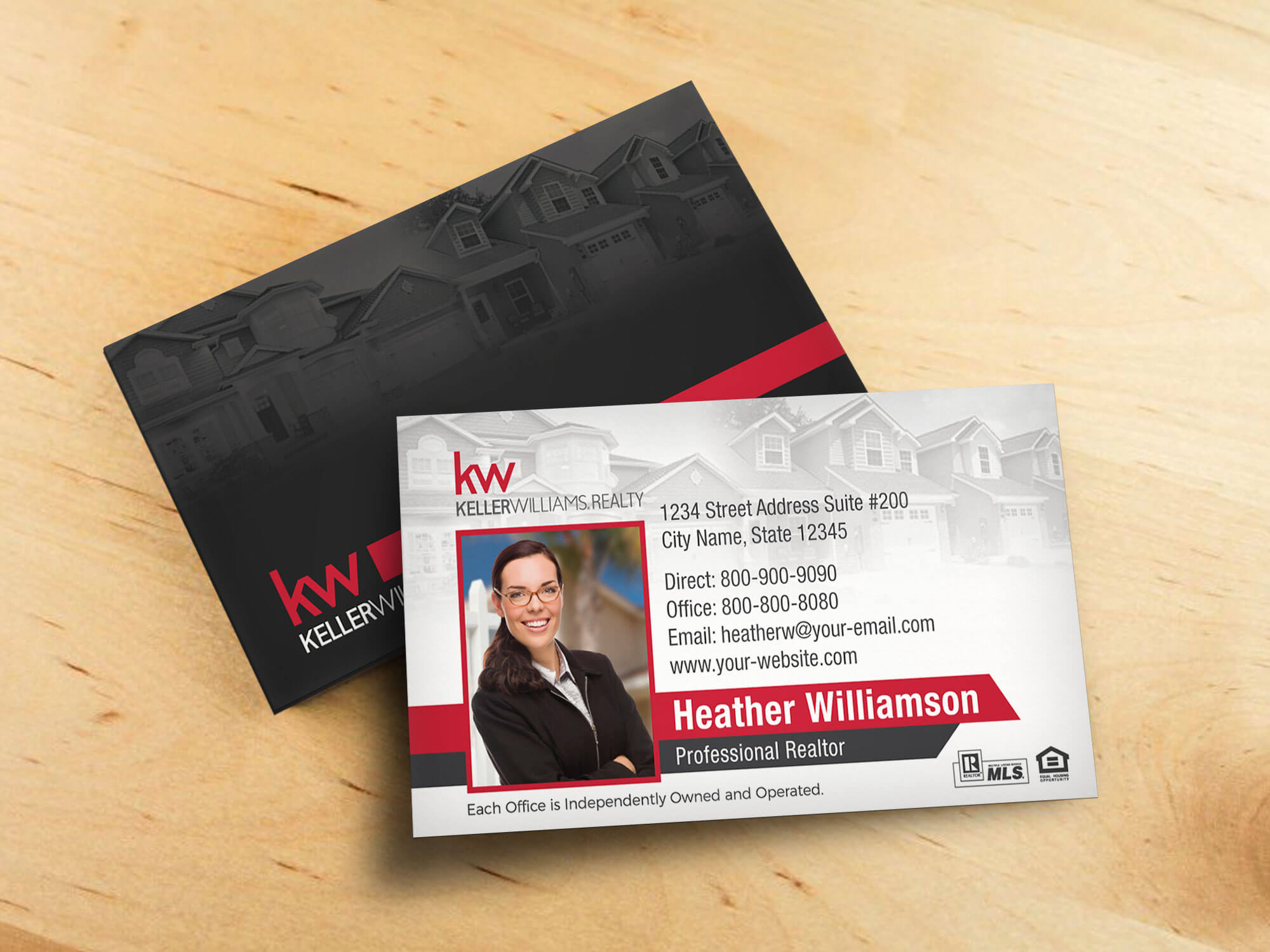 Keller Williams Business Card Template – Bc1861Wb Kw Inside Keller Williams Business Card Templates