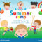 Kids Summer Camp Education Template For Advertising Brochure For Summer Camp Brochure Template Free Download