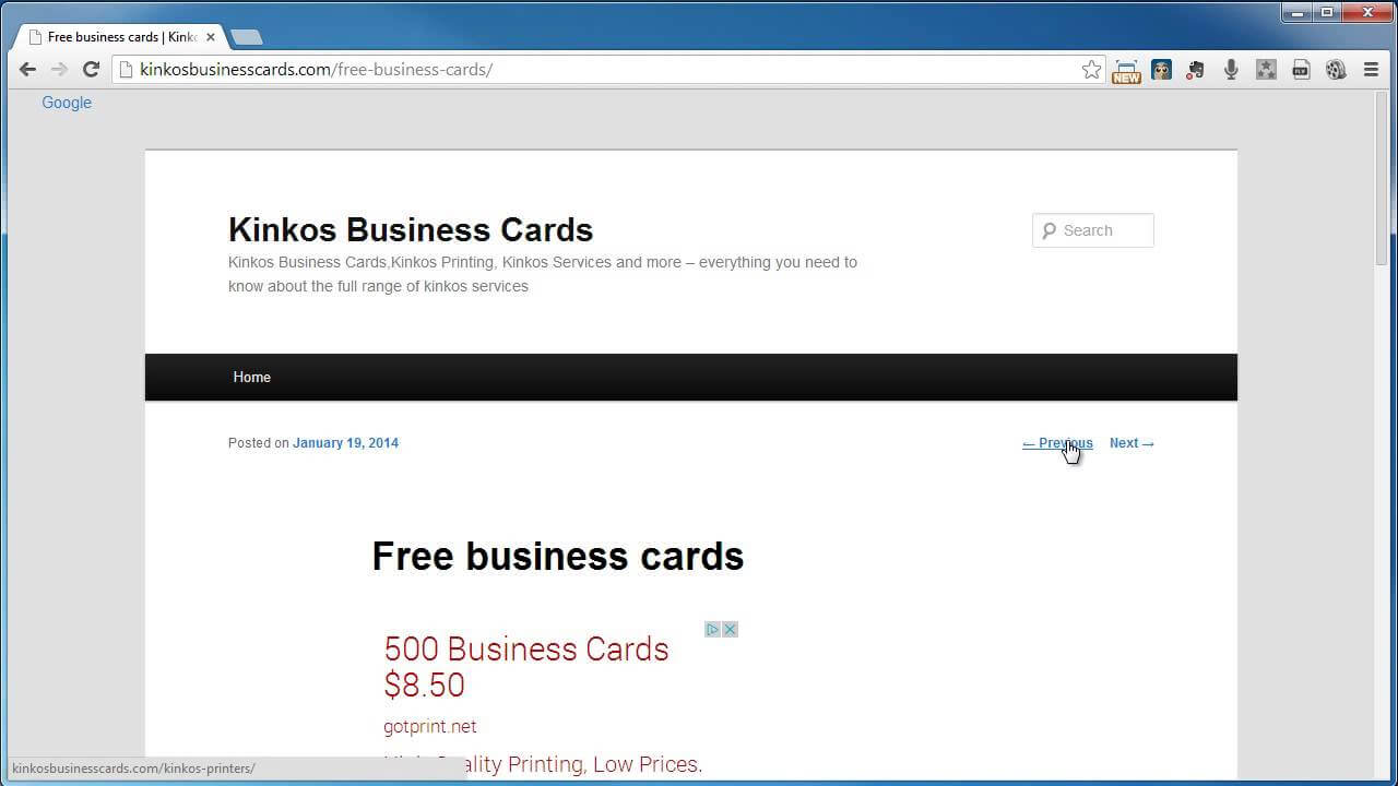 Kinkos Business Cards Within Kinkos Business Card Template