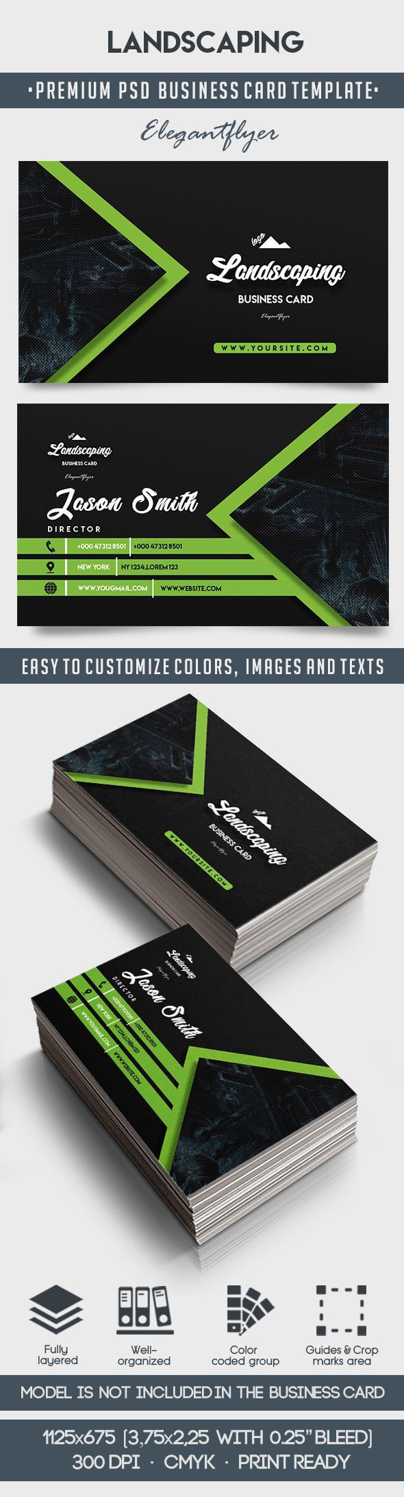 Landscaping – Business Card Templates Psd In Landscaping Business Card Template