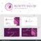Logo Business Card Design Templates Beauty | Royalty Free For Hair Salon Business Card Template