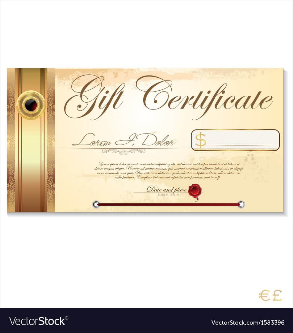 Luxury Gift Certificate Template Throughout Gift Certificate Log Template