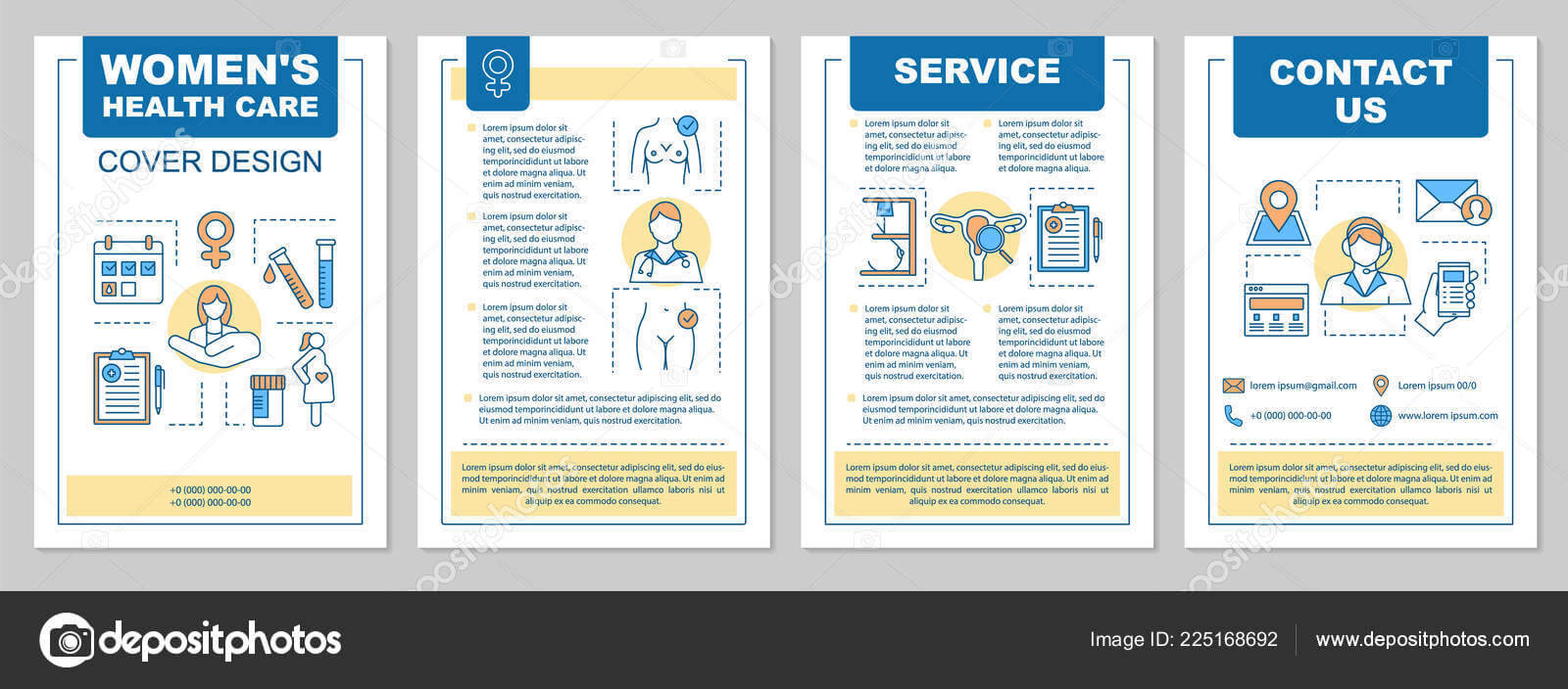 Magazine Article Layouts | Gynecology Brochure Template Pertaining To Medical Office Brochure Templates
