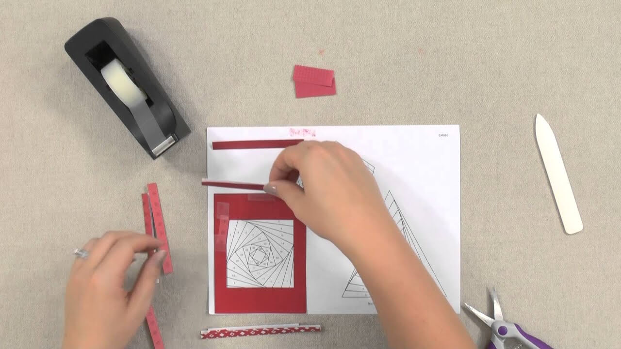 Make Cards With Iris Folding Techniques — An Annie's Paper Craft Tutorial Pertaining To Iris Folding Christmas Cards Templates