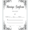 Marriage Certificate – Fill Online, Printable, Fillable For Blank Marriage Certificate Template