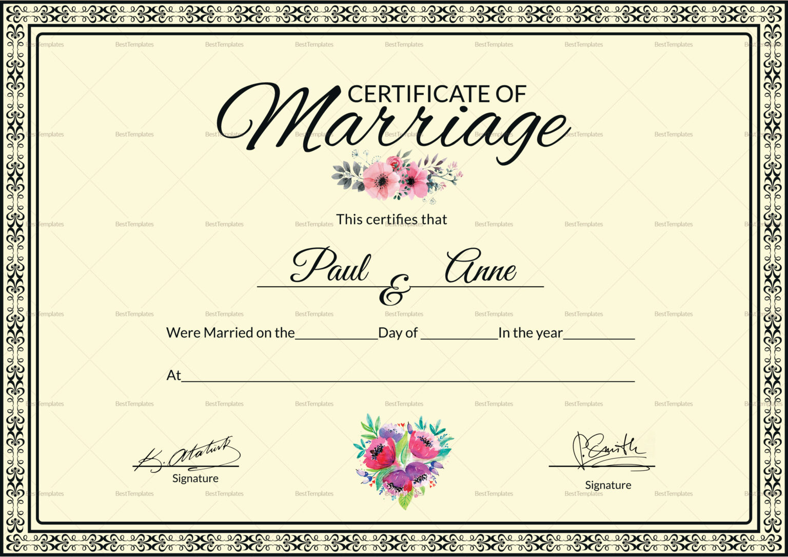 certificate-of-marriage-template-gambaran