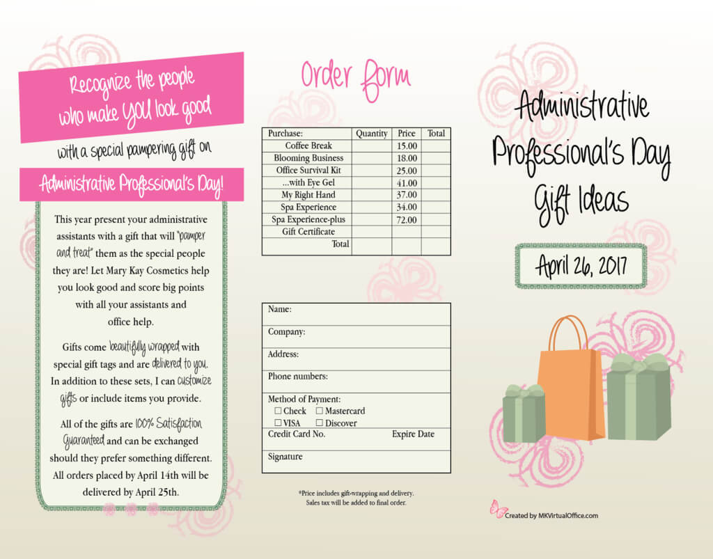Mary Kay Order Form Pdf Best Of Editable Mary Kay Gift With Mary Kay Gift Certificate Template