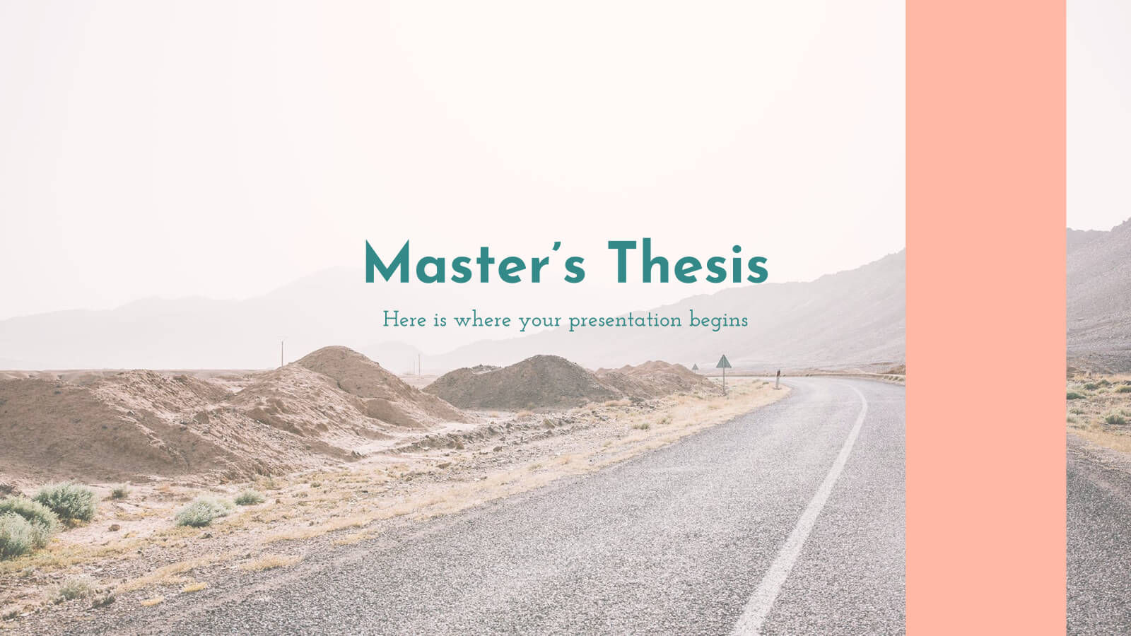 Master's Thesis Theme For Google Slides And Powerpoint Regarding Powerpoint Templates For Thesis Defense