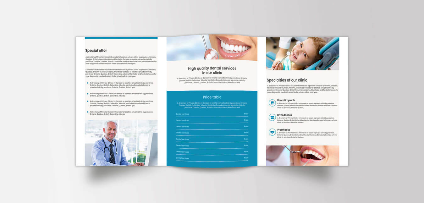 Medical Brochure Design – Creative Medical Office Brochure Inside Medical Office Brochure Templates