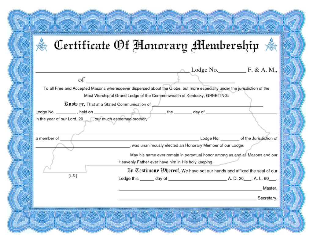 Membership Certificate Template | Certificate Templates For Llc Membership Certificate Template
