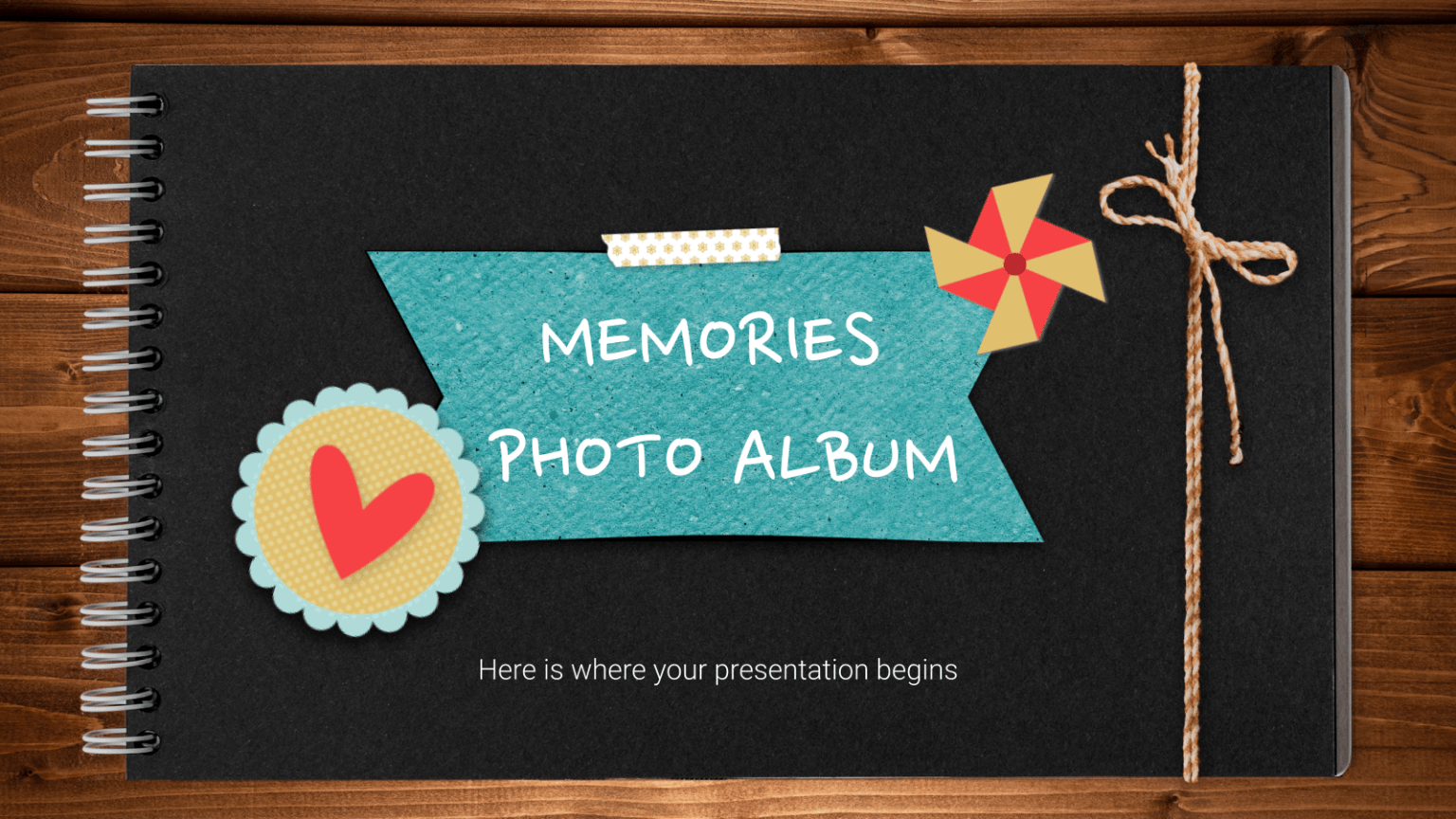 Memories Photo Album Google Slides Theme And Powerpoint Template With Regard To Powerpoint Photo