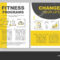 Men Fitness Brochure Template Layout Flyer Booklet Leaflet Regarding Membership Brochure Template