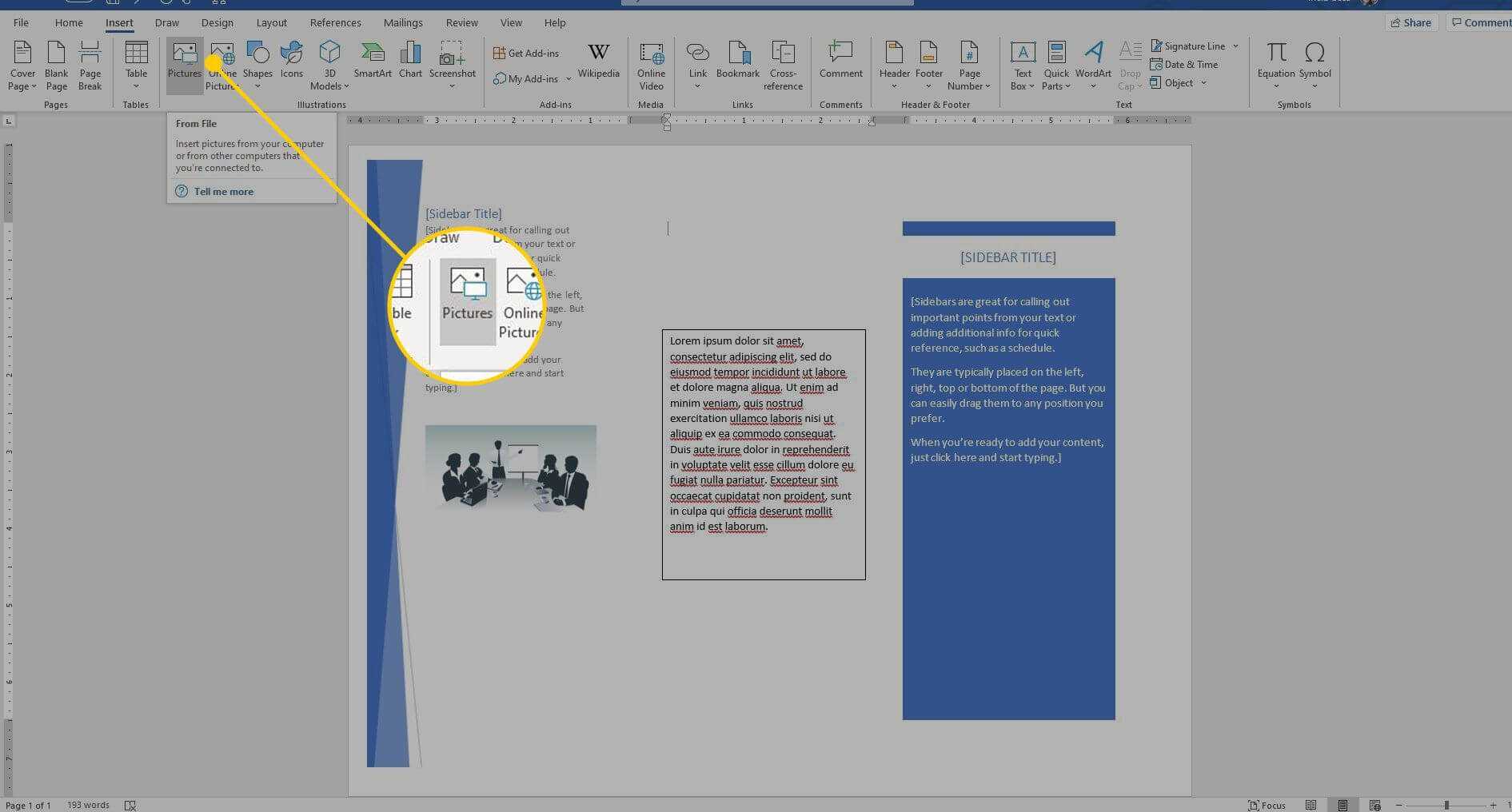 Microsoft Pamphlet How To Create A Brochure Using Ms Word Within Ms 