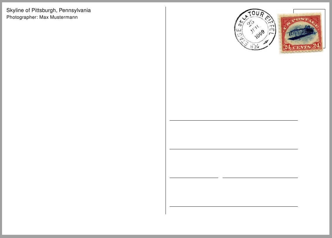 Microsoft Word Postcard Templates – Dalep.midnightpig.co Pertaining To Post Cards Template