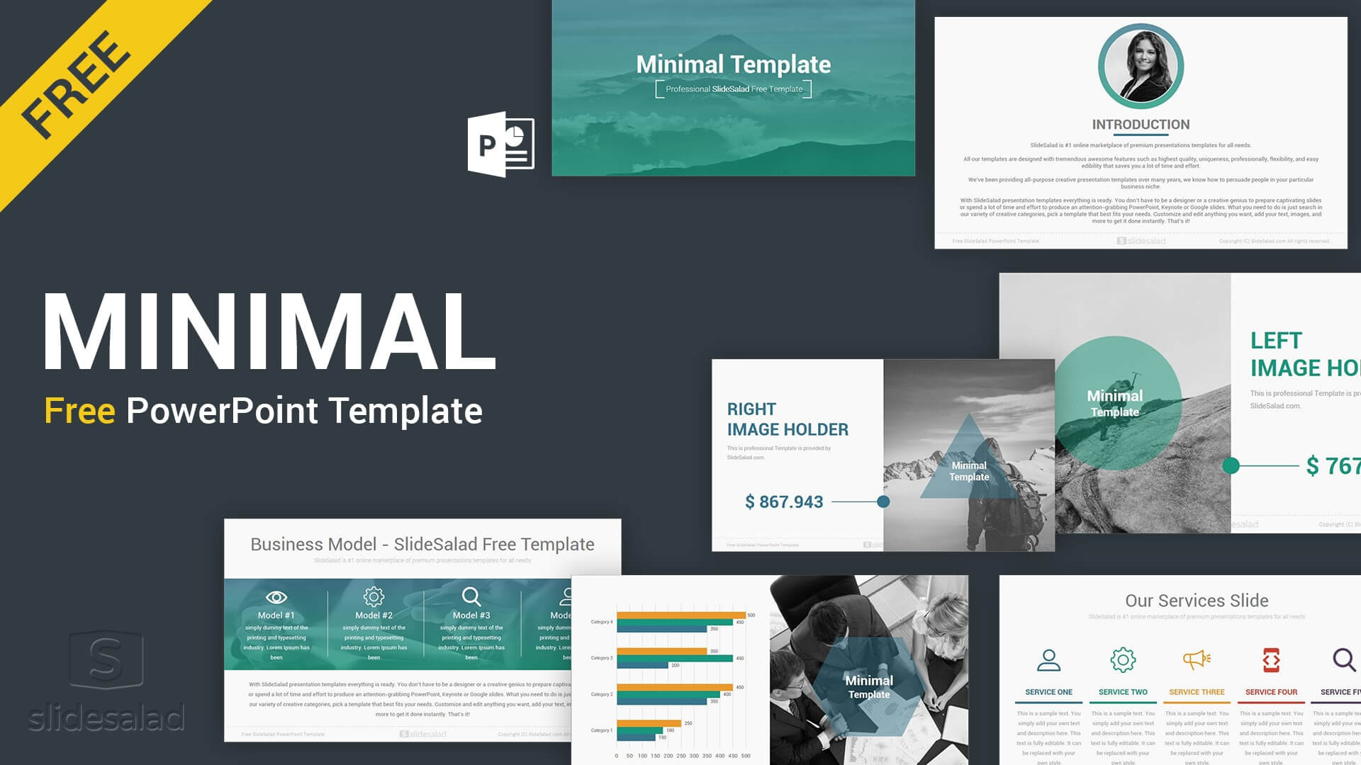 Minimal Free Download Powerpoint Template – Slidesalad Throughout Free Powerpoint Presentation Templates Downloads