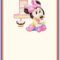 Minnie Mouse First Birthday Invitation Card | Invitations Online Inside Minnie Mouse Card Templates
