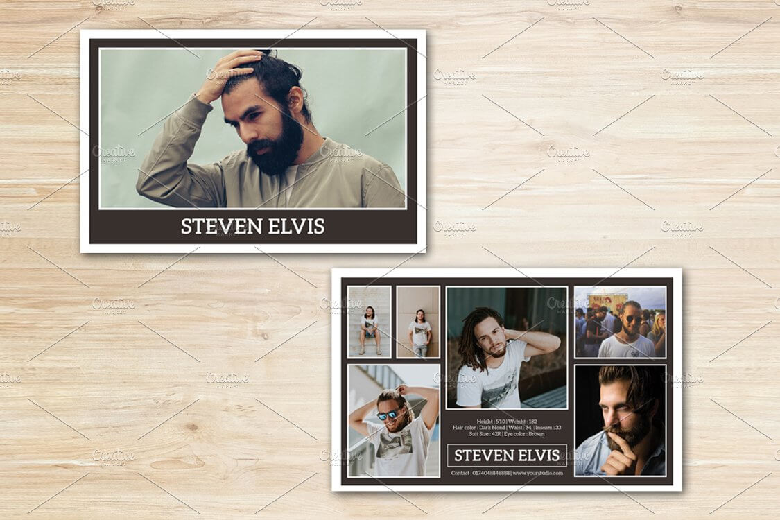 Model Comp Card – V924 – Sistec Intended For Free Comp Card Template