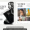 Modeling Comp Card | Fashion Model Comp Card Template (7 Different Grid  Layout) | Word, Powerpoint, Illustrator | Instant Download inside Comp Card Template Download