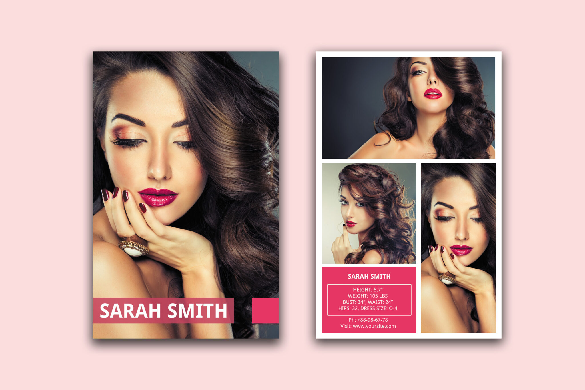 Modeling Comp Card Pertaining To Model Comp Card Template Free