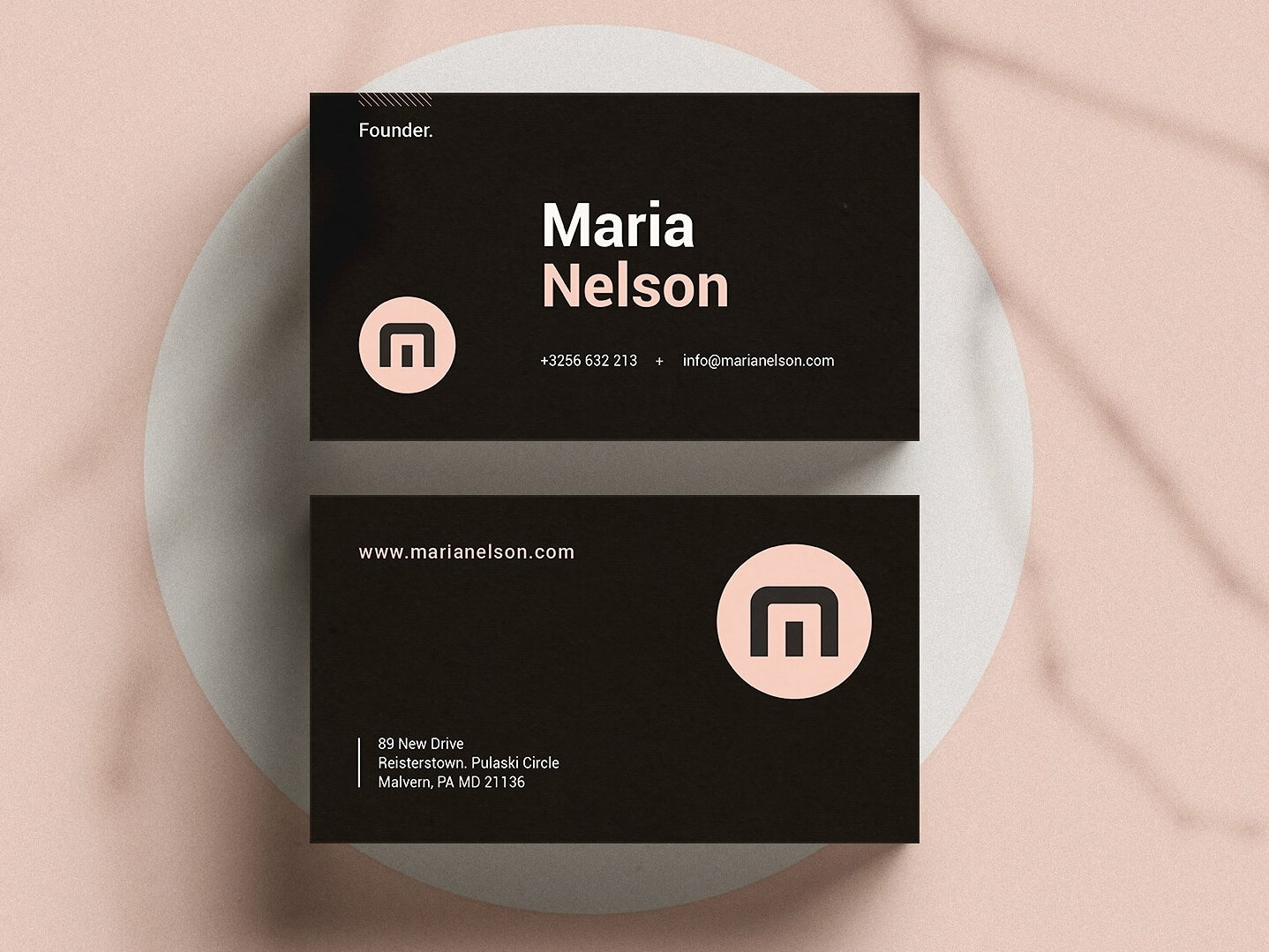Modern Business Card | Ms Wordbusiness Cards On Dribbble Pertaining To Ms Word Business Card Template