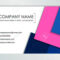 Modern Business Card Template. Business Cards With Company Logo Within Call Card Templates