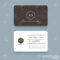 Modern Business Cards Design Template With Dark Wood Background In Modern Business Card Design Templates